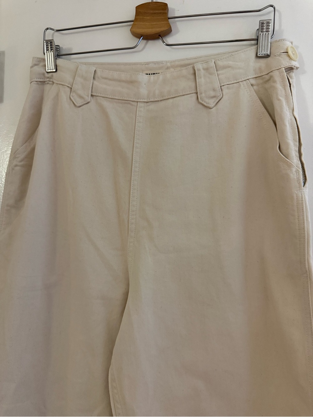 Rudy Jude Sailor Pant in Ecru - Picture 4 of 5